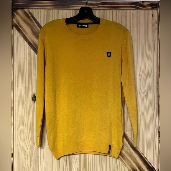 Sport King Crewneck Sweater Yellow L - Picture 1 of 5